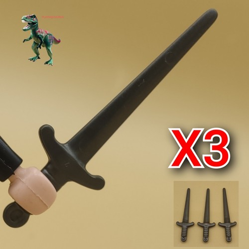 Playmobil spada grigio - x3,